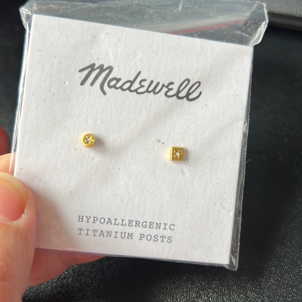 Madewell Mismatched Stud Earrings